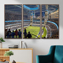 Chicago Dome Stadium Wall Art Canvas Print – Framed Modern