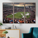 Chicago Bears Soldiers Field Wall Art Canvas Print – Framed