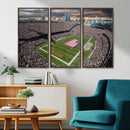 Chicago Bears Soldiers Field Wall Art Canvas Print – Framed