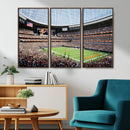 Chicago Bears Soldiers Field Wall Art Canvas Print – Framed