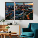 Chicago Bears Soldiers Field Wall Art Canvas Print – Framed