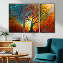 Yggdrasil Tree of Life Mosaic Stained Glass Wall Art, Tree