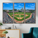 Wrigley Field Baseball Stadium Canvas Wall Art – Packed by MyGreatCanvas | Canvas Wall Art Prints | Photo Prints & Wall Decor