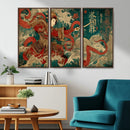 Tsukioka Yoshitoshi Samurai Wall Art – Japanese Katana by MyGreatCanvas | Canvas Wall Art Prints | Photo Prints & Wall Decor