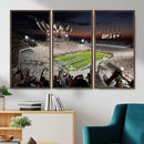 Epic Night Football Stadium Wall Art Canvas Print, Fireworks by MyGreatCanvas | Canvas Wall Art Prints | Photo Prints & Wall Decor