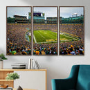 Green Bay Packers Lambeau Field Stadium Wall Art Canvas by MyGreatCanvas | Canvas Wall Art Prints | Photo Prints & Wall Decor