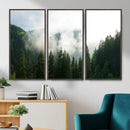 Misty Mountain Forest Canvas Print, Foggy Pine Trees Nature by MyGreatCanvas | Canvas Wall Art Prints | Photo Prints & Wall Decor