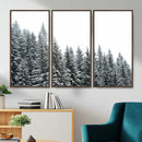 Misty Mountain Forest Canvas Print, Foggy Pine Trees Nature by MyGreatCanvas | Canvas Wall Art Prints | Photo Prints & Wall Decor