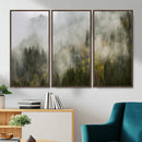 Misty Mountain Canvas Print, Foggy Pine Trees Nature Wall by MyGreatCanvas | Canvas Wall Art Prints | Photo Prints & Wall Decor