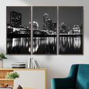 Austin Skyline Wall Art Canvas Print, Austin Downtown Night by MyGreatCanvas | Canvas Wall Art Prints | Photo Prints & Wall Decor