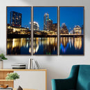 Austin Skyline Wall Art Canvas Print, Austin Downtown Night by MyGreatCanvas | Canvas Wall Art Prints | Photo Prints & Wall Decor