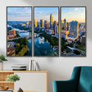 Austin Skyline Wall Art Canvas Print, Austin Downtown Night by MyGreatCanvas | Canvas Wall Art Prints | Photo Prints & Wall Decor