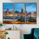 Baltimore Skyline Wall Art Canvas Print, Baltimore Downtown by MyGreatCanvas | Canvas Wall Art Prints | Photo Prints & Wall Decor