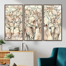 Farmhouse Texas Longhorn Wall Art Canvas Print - Abstract by MyGreatCanvas | Canvas Wall Art Prints | Photo Prints & Wall Decor