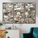 Texas Longhorn Cow Farmhouse Animals Wall Art Canvas Print - by MyGreatCanvas | Canvas Wall Art Prints | Photo Prints & Wall Decor