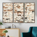 Farmhouse Longhorn Wall Art Canvas Print - Abstract Farm by MyGreatCanvas | Canvas Wall Art Prints | Photo Prints & Wall Decor