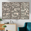 Abstract Zebra Wall Art Canvas Print for Farmhouse Decor by MyGreatCanvas | Canvas Wall Art Prints | Photo Prints & Wall Decor