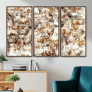 Farmhouse Bighorn Sheep Wall Art Canvas Print - Abstract by MyGreatCanvas | Canvas Wall Art Prints | Photo Prints & Wall Decor