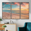 Beach Walk Wall Art Canvas Print – Soft Coastal Photography by MyGreatCanvas | Canvas Wall Art Prints | Photo Prints & Wall Decor