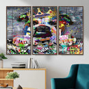 Graffiti Dog Wall Art Decor for Teen Bedroom - Abstract by MyGreatCanvas | Canvas Wall Art Prints | Photo Prints & Wall Decor