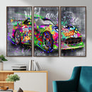 Graffiti Sports Car Street Art Wall Art Canvas Print, by MyGreatCanvas | Canvas Wall Art Prints | Photo Prints & Wall Decor