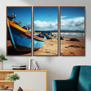 Fishing Boats Wall Art Canvas Print, Coastal Boat Beach by MyGreatCanvas | Canvas Wall Art Prints | Photo Prints & Wall Decor