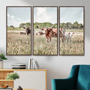Texas Longhorn Cattle Wall Art Canvas Print: Western Ranch by MyGreatCanvas | Canvas Wall Art Prints | Photo Prints & Wall Decor