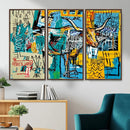 Basquiat Style Bird Bull Graffiti Wall Art Canvas Print, by MyGreatCanvas | Canvas Wall Art Prints | Photo Prints & Wall Decor
