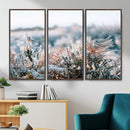Frosted Fern Wall Art Canvas Print, Soft Winter Botanical by MyGreatCanvas | Canvas Wall Art Prints | Photo Prints & Wall Decor