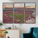 Donald W. Reynolds Razorback Stadium Wall Art Canvas Print – by MyGreatCanvas | Canvas Wall Art Prints | Photo Prints & Wall Decor