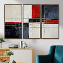 Navy Red Abstract Wall Art Canvas Print, Modern Luxury by MyGreatCanvas | Canvas Wall Art Prints | Photo Prints & Wall Decor