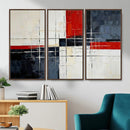 Navy Red Abstract Wall Art Canvas Print, Modern Luxury by MyGreatCanvas | Canvas Wall Art Prints | Photo Prints & Wall Decor