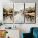 Abstract Landscape Wall Art Canvas Print, Modern Lake by MyGreatCanvas | Canvas Wall Art Prints | Photo Prints & Wall Decor
