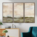 Muted Watercolor Hill Landscape Print — Beige Taupe Cloudy by MyGreatCanvas | Canvas Wall Art Prints | Photo Prints & Wall Decor