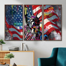 USA Statue of Liberty Graffiti Street Art Wall Art Canvas by MyGreatCanvas | Canvas Wall Art Prints | Photo Prints & Wall Decor