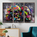 Graffiti American Football Helmet Street Art Wall Art Canvas by MyGreatCanvas | Canvas Wall Art Prints | Photo Prints & Wall Decor