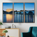Washington DC Wall Art Canvas Print – Lincoln Memorial Night by MyGreatCanvas | Canvas Wall Art Prints | Photo Prints & Wall Decor