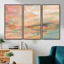 Abstract Pastel Landscape Wall Art Canvas Print – Soft Pink by MyGreatCanvas | Canvas Wall Art Prints | Photo Prints & Wall Decor