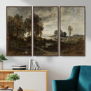 Adolf Dressler Landscape of the Oder River Wall Art Canvas by MyGreatCanvas | Canvas Wall Art Prints | Photo Prints & Wall Decor