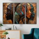 Abstract Afro American Women Wall Art Canvas Print by MyGreatCanvas | Canvas Wall Art Prints | Photo Prints & Wall Decor
