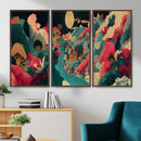 Colorful Japanese Landscape Print: Maximalist Panoramic Wall by MyGreatCanvas | Canvas Wall Art Prints | Photo Prints & Wall Decor