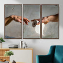 Funny Bathroom Wall Art Canvas, Creation of Toilet Paper by MyGreatCanvas | Canvas Wall Art Prints | Photo Prints & Wall Decor