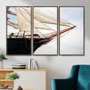 Sailboat Wall Art Canvas Print, Vintage Ship Bow Framed by MyGreatCanvas | Canvas Wall Art Prints | Photo Prints & Wall Decor