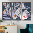 Playing Cards Canvas Wall Art | Casino Game Room Decor, by MyGreatCanvas | Canvas Wall Art Prints | Photo Prints & Wall Decor