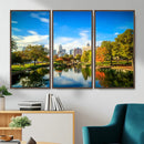 Charlotte Skyline Canvas Wall Art Print – North Carolina Cityscape Photography Print by MyGreatCanvas | Canvas Wall Art Prints | Photo Prints & Wall Decor