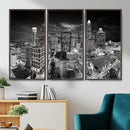 Charlotte Skyline Canvas Wall Art Print – North Carolina Cityscape Photography Print by MyGreatCanvas | Canvas Wall Art Prints | Photo Prints & Wall Decor
