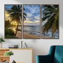 Mar Chiquita Beach Puerto Rico Canvas Wall Art, Manati Caribbean Coastal Photography Print, Tropical Ocean Sunset Decor by MyGreatCanvas | Canvas Wall Art Prints | Photo Prints & Wall Decor