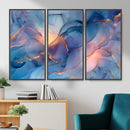 Colorful Abstract Canvas Wall Art Print, Vibrant Popup Color Art Print