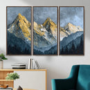 Abstract Mountain Wall Art Canvas Print Modern Landscape Painting Print by MyGreatCanvas | Canvas Wall Art Prints | Photo Prints & Wall Decor