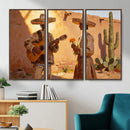 Mexican Couple Canvas Wall Art, Romantic Serenade Guitar Painting Print, Southwestern Desert Adobe Decor, Warm Golden Folk Art, Living Room Art by MyGreatCanvas | Canvas Wall Art Prints | Photo Prints & Wall Decor